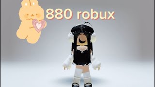 880 robux shopping spree 🫶 [upl. by Memory]