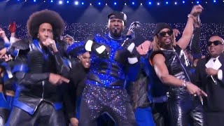 Watch Lil Jon and Ludacris Join Ushers Super Bowl Halftime Show [upl. by Ahtnamys]