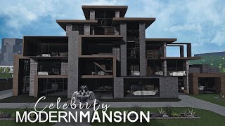 Bloxburg Mansion Celebrity Luxury House  NO Large Plot  Housebuild [upl. by Imotih163]