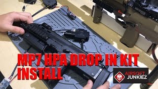 MP7 BingoAirsoftjunkiez PolarStar Jack Drop in Kit install by Airsoftjunkiez [upl. by Htinek]