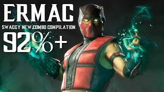 MK1  Ermac Best New Combos [upl. by Notserp576]