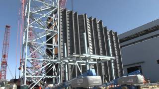 Big lift Heat recovery steam generator modules at Deer Creek Station [upl. by Eenaj]