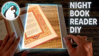 DIY Night Book Reader  How to Make Amazing Reading Light [upl. by Nodlew]