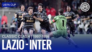 CLASSIC CLASH  LAZIO 03 INTER 199798  UEFA CUP ⚽⚫🔵 [upl. by Grey]