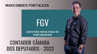 315 FGV 2023 Câmara Deputados Q 6  Questão Resolvida Contabilidade Geral Teste de Recuperabilidade [upl. by Arehc]