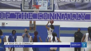 High school girls basketball La Vega vs No 3 Connally [upl. by Eirtemed]