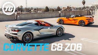 FIRST LOOK 2023 Chevrolet Corvette C8 Z06 – all you need to know  glorious noise  Top Gear [upl. by Nivram]