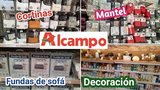 Alcampo Hogar Decoración  Fundas De Sofá  Cortinas  Mantel  WINDOW SHOPPING [upl. by Alletsirhc459]