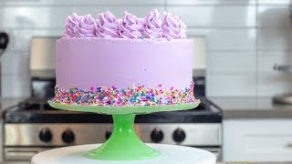 Cake Decorating for Beginners  How to Frost a Cake [upl. by Nojad]