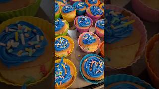 Easy Homemade Cupcakes  Full Vlog In My Channel youtubeshorts [upl. by Eniretak]