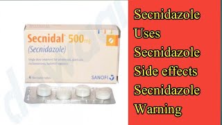 Secnidazole tablets usesside effects and warning review in urdu  Hindi [upl. by Araic]