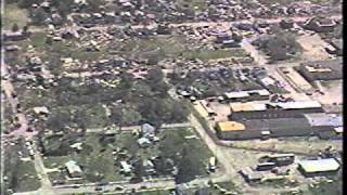 1985 Tornado  Aerial Shots of Albion PA  WSEE [upl. by Corbie]