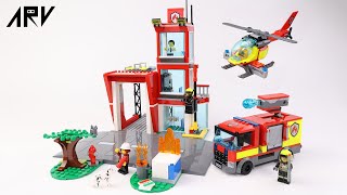 LEGO 樂高 60320 城市系列 消防局 快速組裝  LEGO 60320 Fire Station Speed Build [upl. by Leaper]