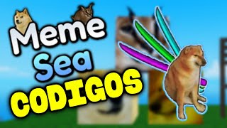 CÓDIGOS MEME SEA NEW CODES  MUITO DINHEIRO E MUITA GEMA 😱 [upl. by Nohshan]