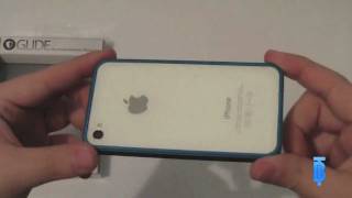 Caseless Glide Bumper for iPhone 44S Review GermanDeutsch [upl. by Adrea]