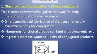 BiotransformationDrug metabolism PhaseI amp PhaseII reactions [upl. by Amles]