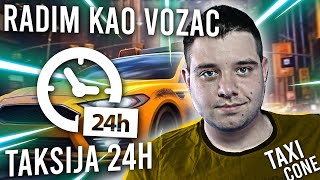 24 SATA KAO TAXI VOZAC 🔥 [upl. by Musihc]