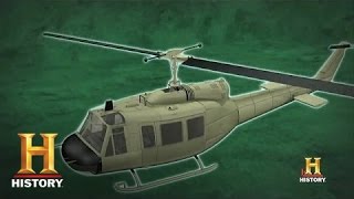 UH1 Huey Helicopter Military Approach and Landing [upl. by Noxaj]