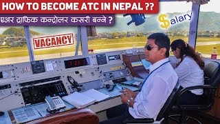 How to become air traffic controller in nepal Scope  Salary  Requirements [upl. by Earle]