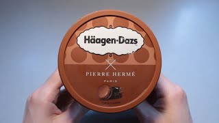 HäagenDazs Pierre Hermé Macaron Double Chocolate Garnache Review [upl. by Burkley]