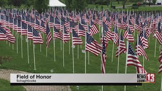 Field of Honor at Schaghticoke school to honor veterans for Memorial Day [upl. by Eneri]