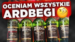 Ardbeg single malt whisky Porównanie aż 5 wersji Wee Beastie An Oa 10yo Corryvreckan Uigeadail [upl. by Ruder]