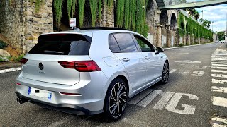 golf 8 gtd 2021 200ps exhaust sound amp 0  100kmh [upl. by Haizek]