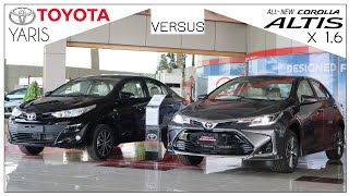 Toyota Corolla Altis 16 Special Edition VS Yaris Ativ X 15 Detailed Comparison with Price [upl. by Trip]