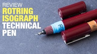 Review Rotring Isograph Technical Pen [upl. by Greeson]