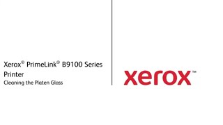 Xerox Primelink B9100 Series Printer  Cleaning the Platen Glass [upl. by Sivrahc]