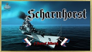 World Of Warships  KMS Scharnhorst  Fire Amiral FR [upl. by Atled]