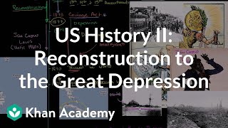 US History Overview 2  Reconstruction to the Great Depression [upl. by Yevoc]