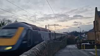 Scotrail Class 43 HST Flying Through Linlilithgow [upl. by Mich]