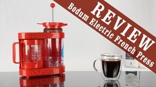 Review Bodum Bistro Electric French Press Coffee amp Tea Maker or Dripper [upl. by Eckhardt]