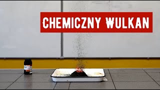 Chemiczny wulkan czyli rozkład dichromianu amonu [upl. by Malca]