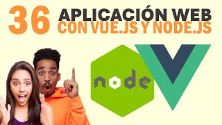 36  Aplicación web con Vue y Node  Implementando layout base [upl. by Dalis23]