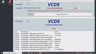 DPF Regeneration mit VCDS 213 VW Caddy 16TDI 2011 bis 2015 by [upl. by Mackintosh]