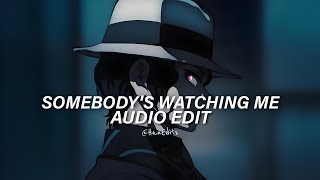 Somebodys Watching Me  Rockwell Edit Audio I always feel like somebodys watching me [upl. by Ledah]