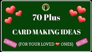 70 Plus DIY Card making Ideas for your Loved ones  Scrapbook  Greetings  Photo Card  775 [upl. by Dania]