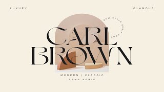 Carl Brown  Modern Serif Font Free Download [upl. by Desdee148]