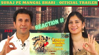 Suraj Pe Mangal Bhari  Official Trailer  REACTION [upl. by Pandora]