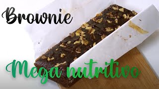 BROWNIE SUPER NUTRITIVO  Cómo me sano  Receta Fácil [upl. by Nabala]