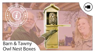 FSF Barn Owl amp Tawny Owl Nest Boxes  Tested by Owls [upl. by Teryn]