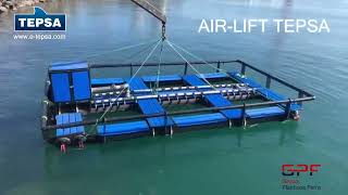 Aquaculture Airlift upwelling system by TEPSA [upl. by Porcia]