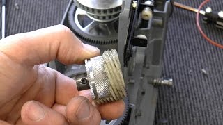 Bell amp Howell Filmsound 16mm projector replacing main drive worm gear [upl. by Shirk]