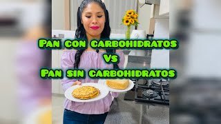 Pan sin carbohidratos VS Pan con carbohidratos [upl. by Cressy]