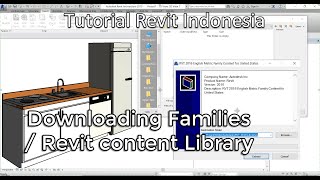 Tutorial Revit Indonesia  Downloading Families  Revit content Library [upl. by Griseldis671]