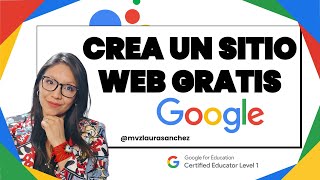 Crea un sitio web gratis y fácil con google sites [upl. by Joycelin]