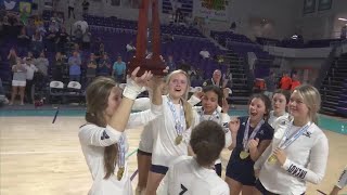 Nineinarow Sneads volleyball keeps their state championship streak alive [upl. by Ordnassela333]