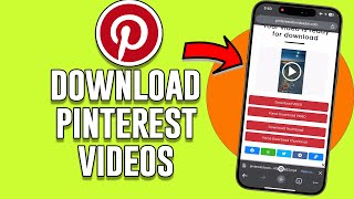 How To Download Pinterest Videos To Your Gallery android and iphone [upl. by Ohce]